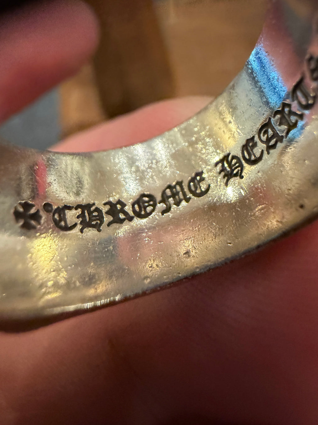 Chrome Hearts Pentagon Star Ring Silver - size 8.5