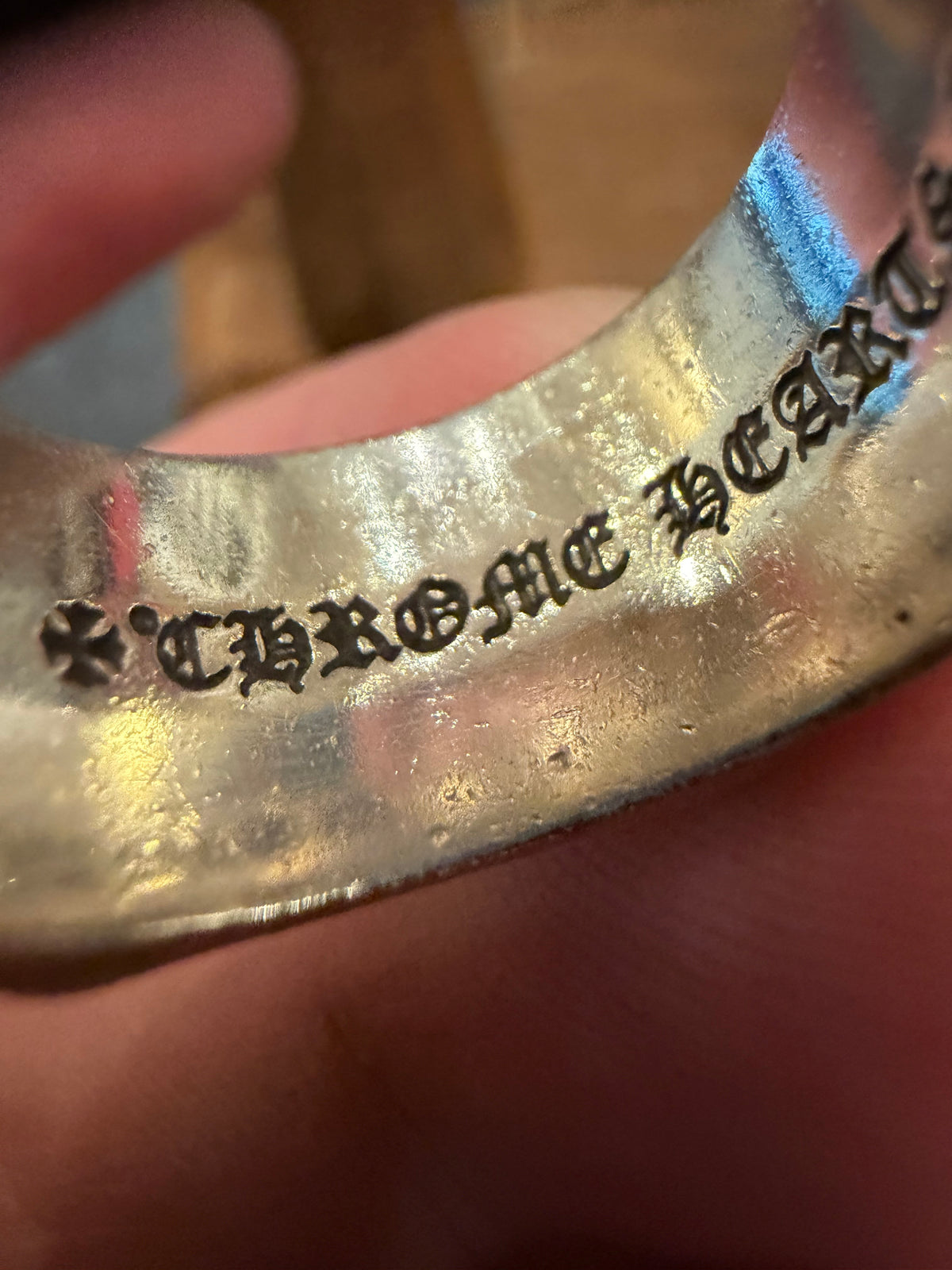 Chrome Hearts Pentagon Star Ring Silver - size 8.5