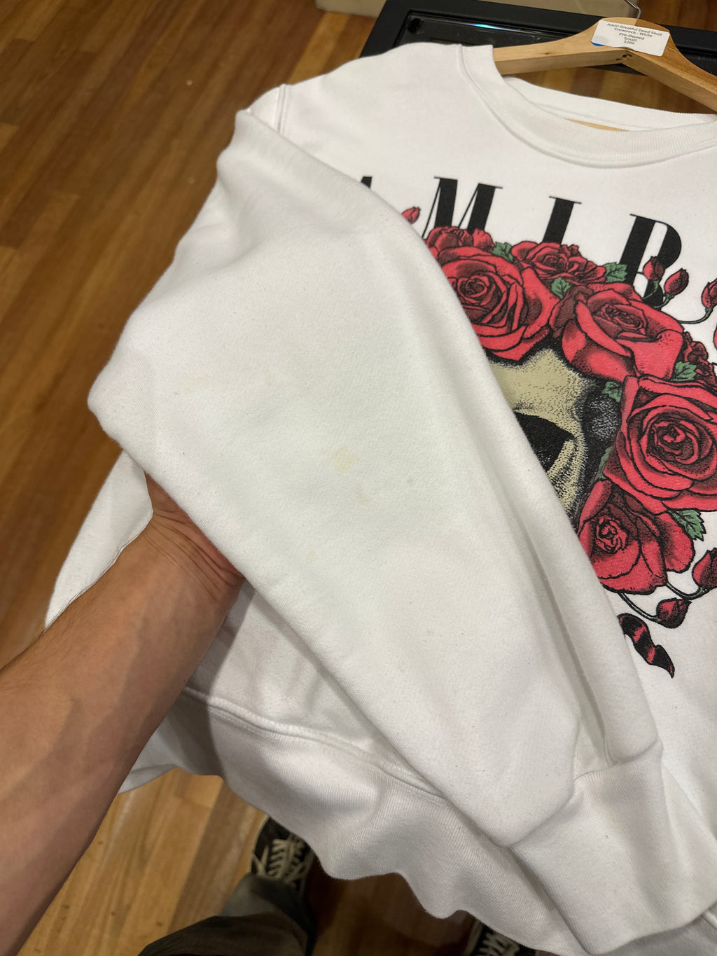 Amiri Floral Skull Crewneck