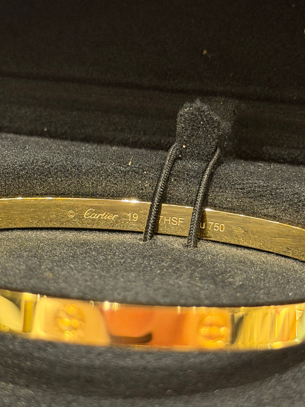Cartier 18k Yellow Gold Medium Love Bracelet - Size 19