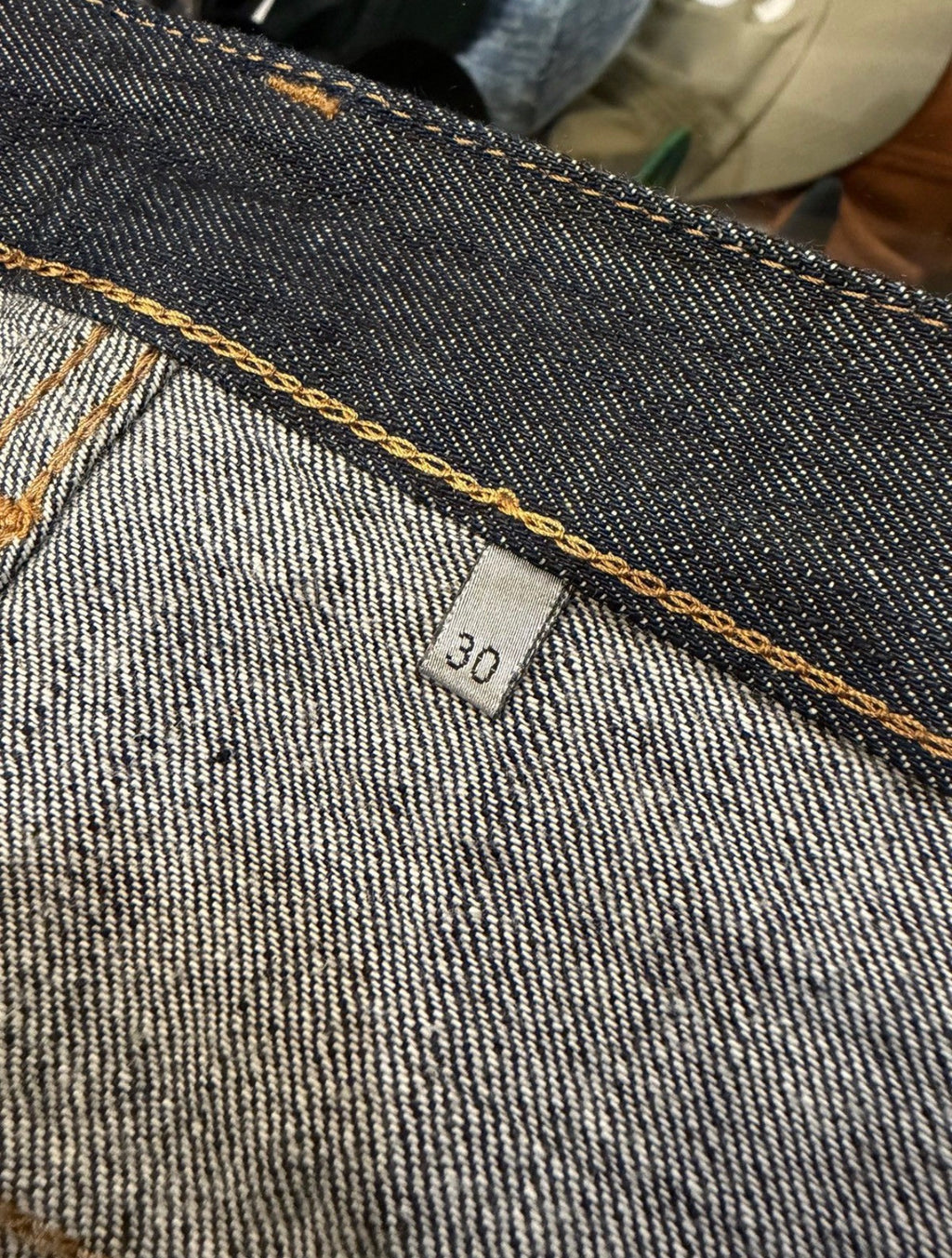 Dior Homme AW11 ‘19cm Pouring Rain’ Raw Denim Jeans - Bleu Marine