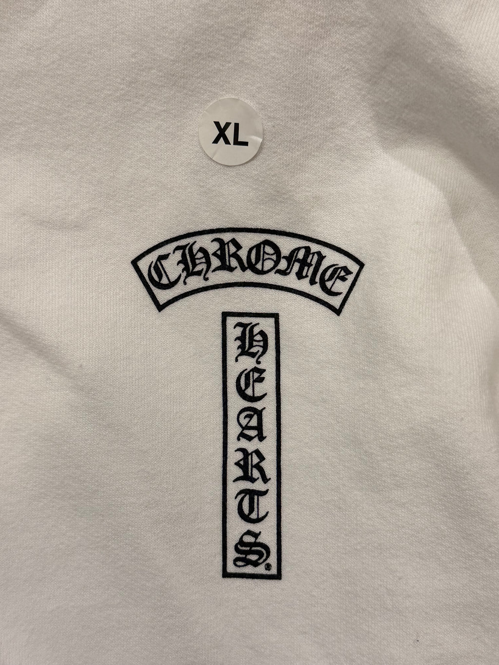 Chrome Hearts T-Bar Zip Up - White