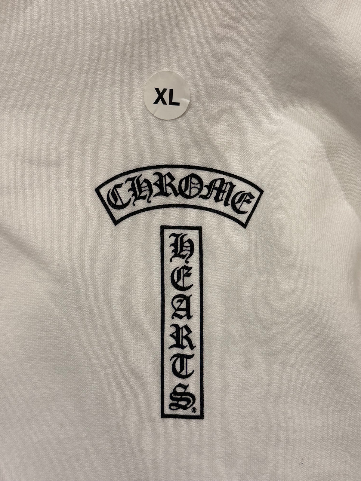 Chrome Hearts T-Bar Zip Up - White