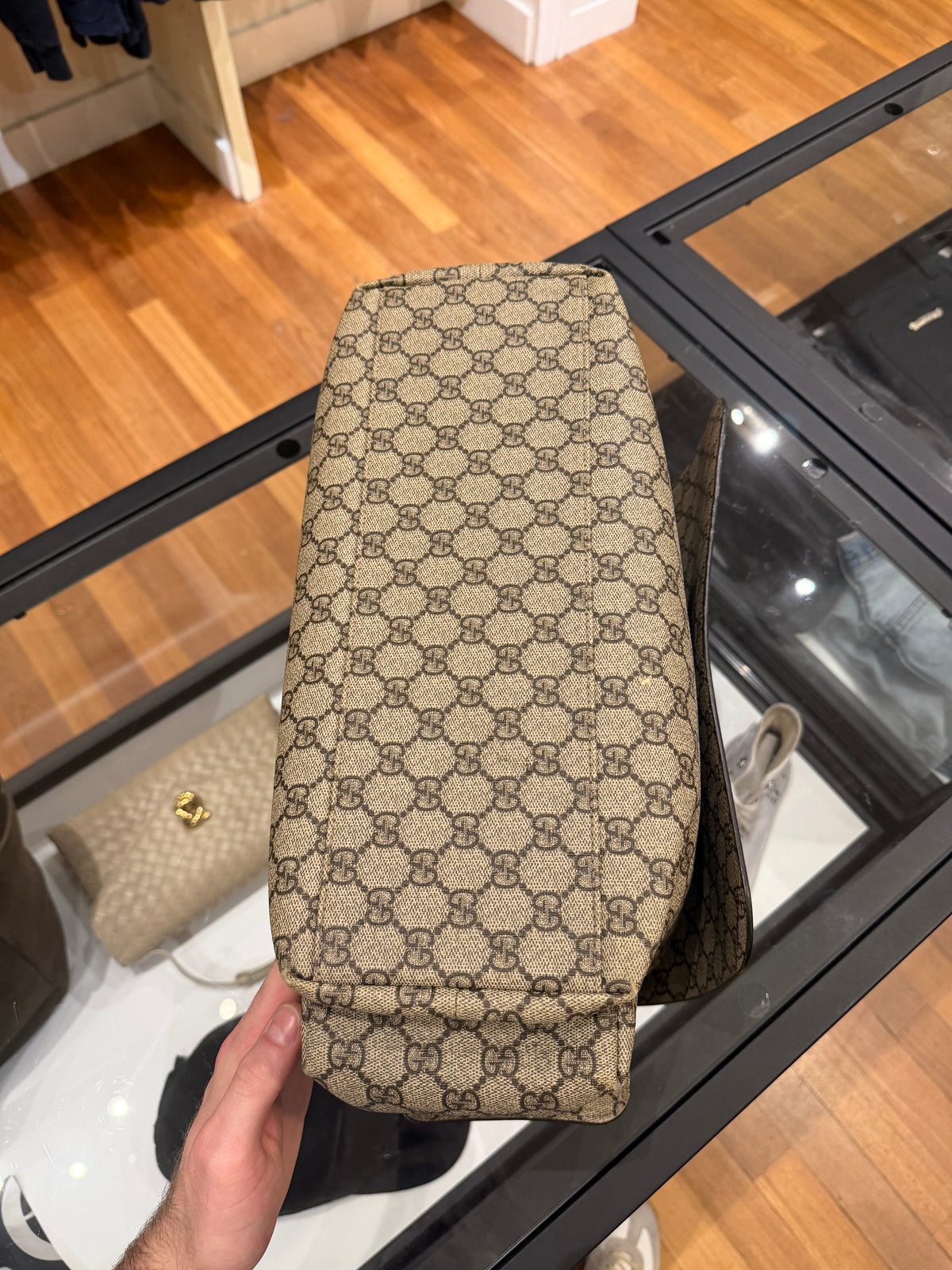 Gucci GG Supreme Canvas Diaper / Large Changing Bag