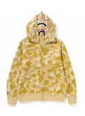 BAPE Color Camo Double Shark Full Zip - Yellow