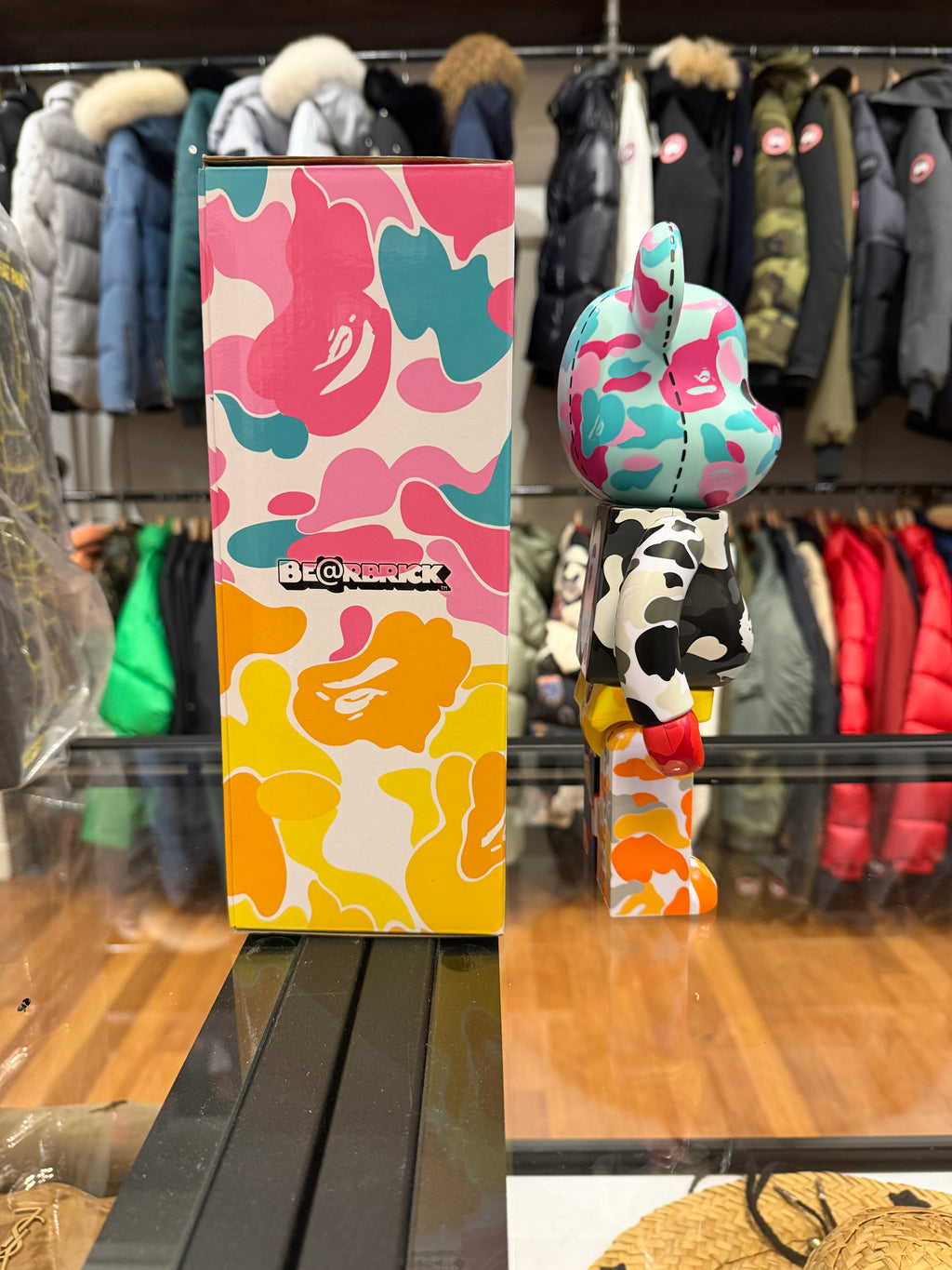 Bape X Bearbrick 28th Anniversary Camo #3 400% Figure