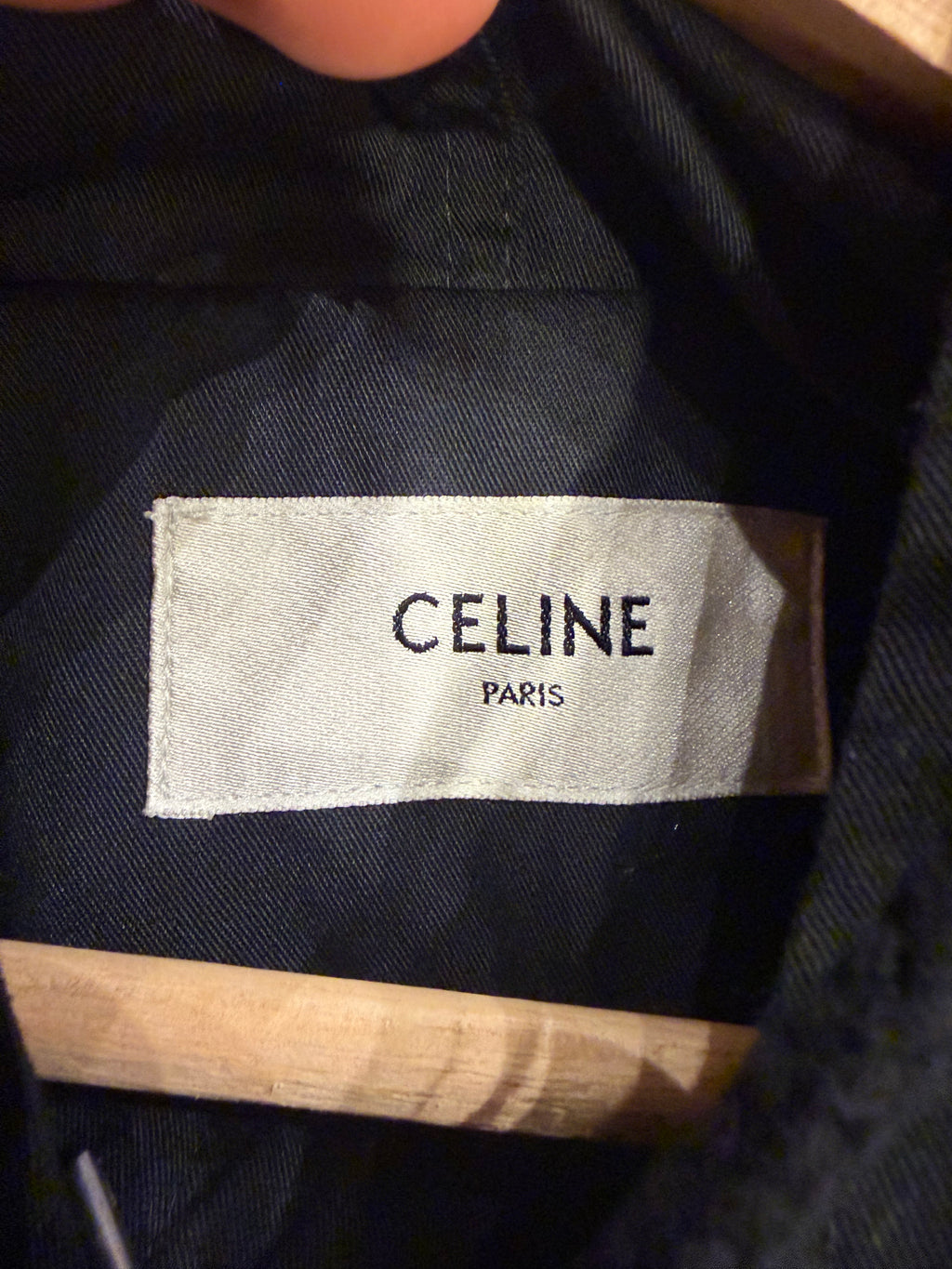 Celine Hooded Long Parka Jacket