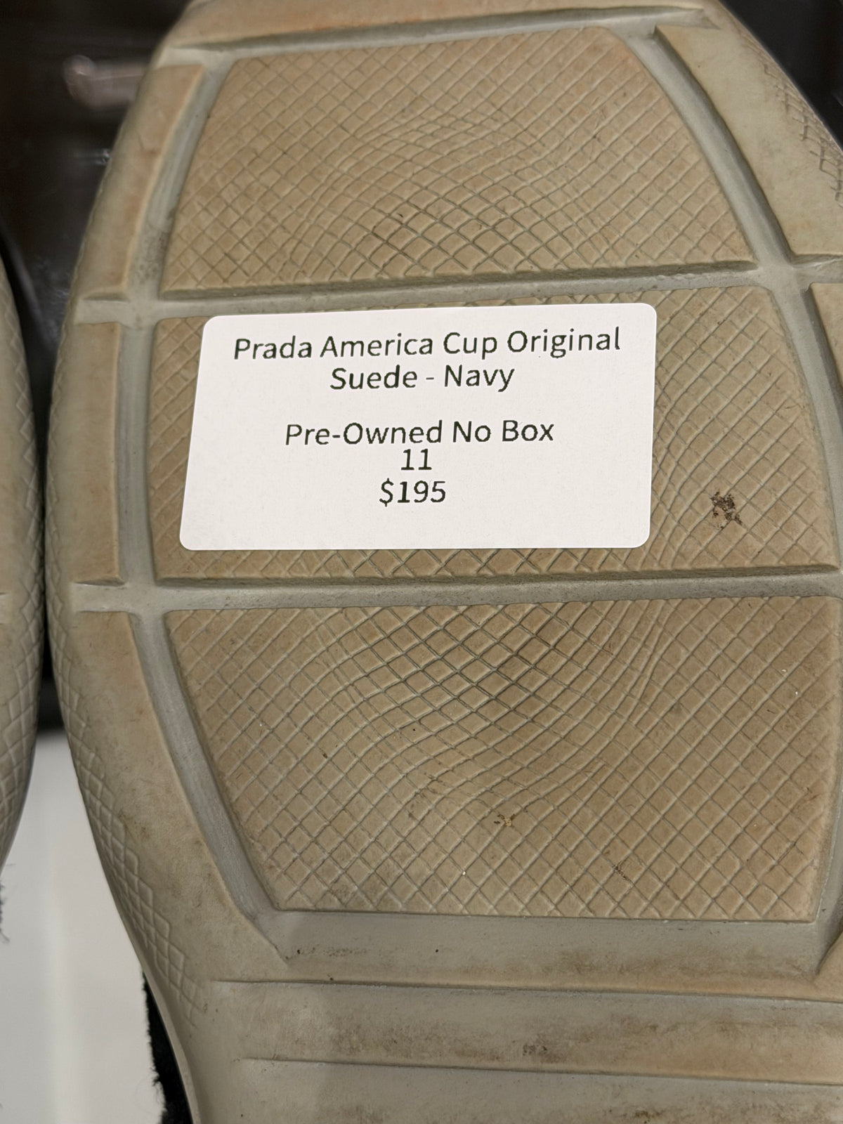 Prada America Cup Original Suede - Navy