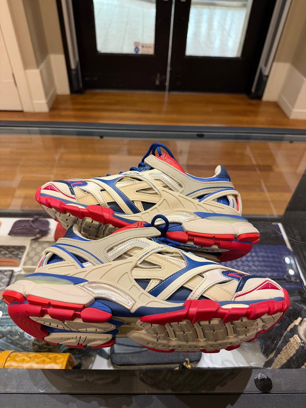 Balenciaga Track 2 Sneakers - Red/White & Blue