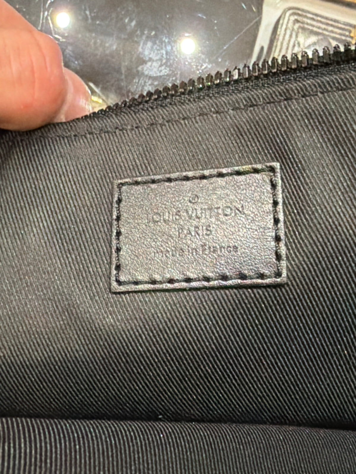 Louis Vuitton Leather Monogram Macassar Christopher Belt Bag
