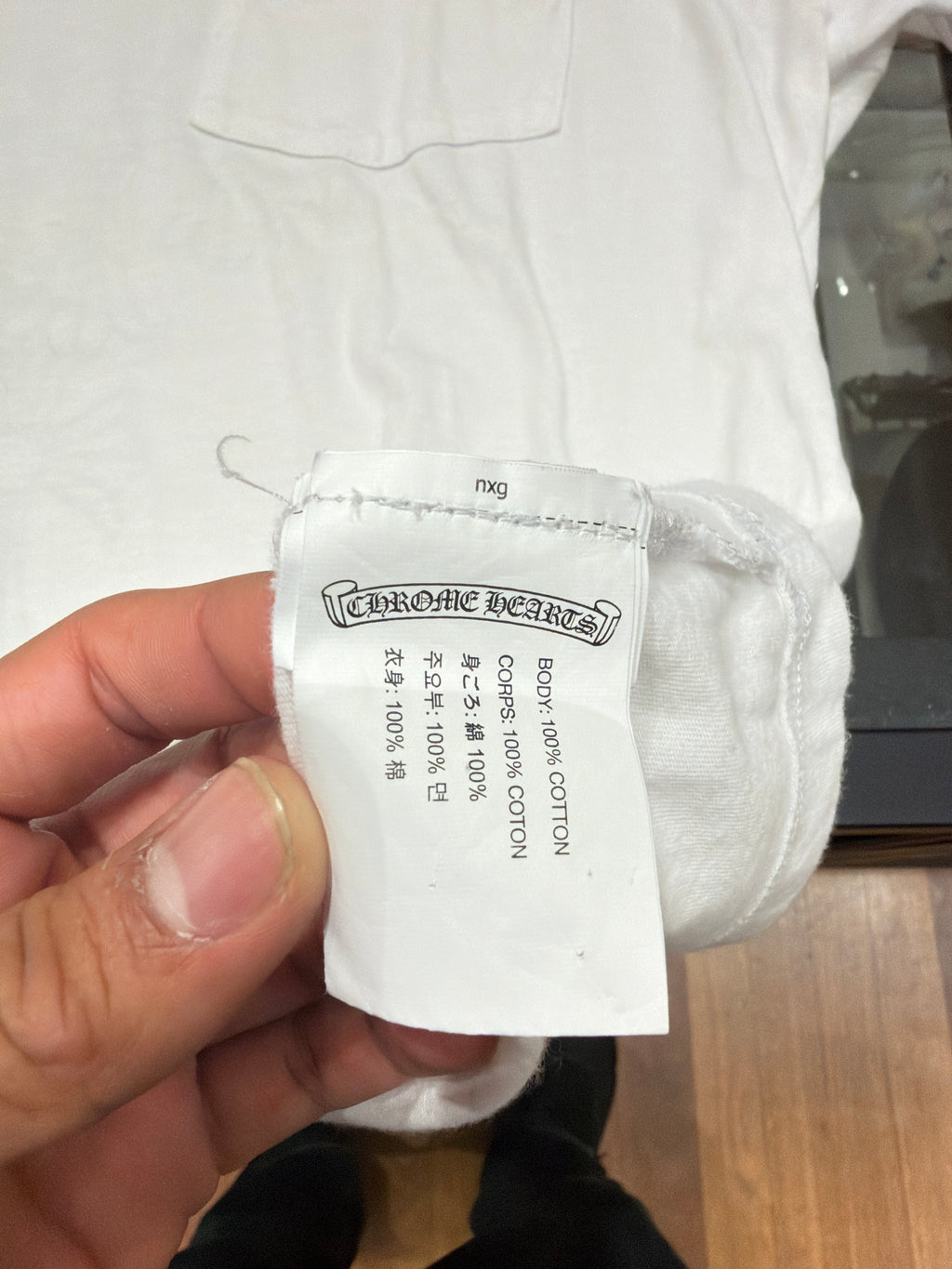 Chrome Hearts Cemetery Tee White/Green