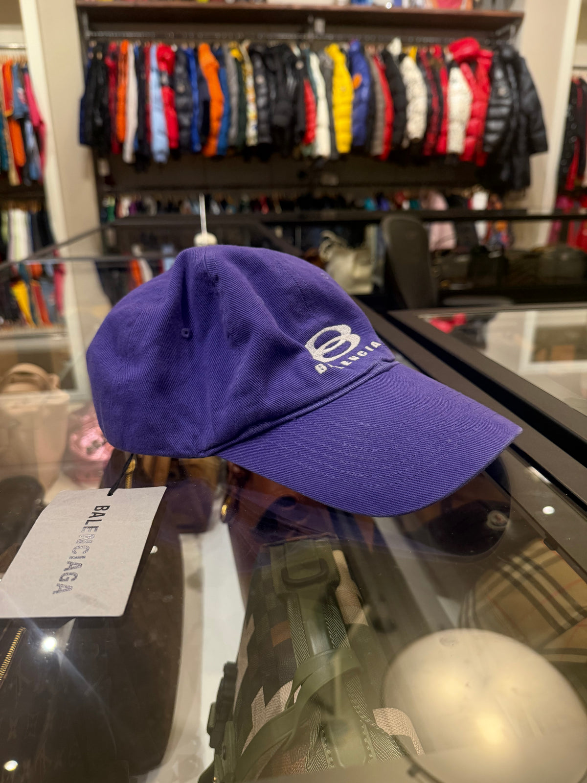 Balenciaga Unity Logo Cap - Purple