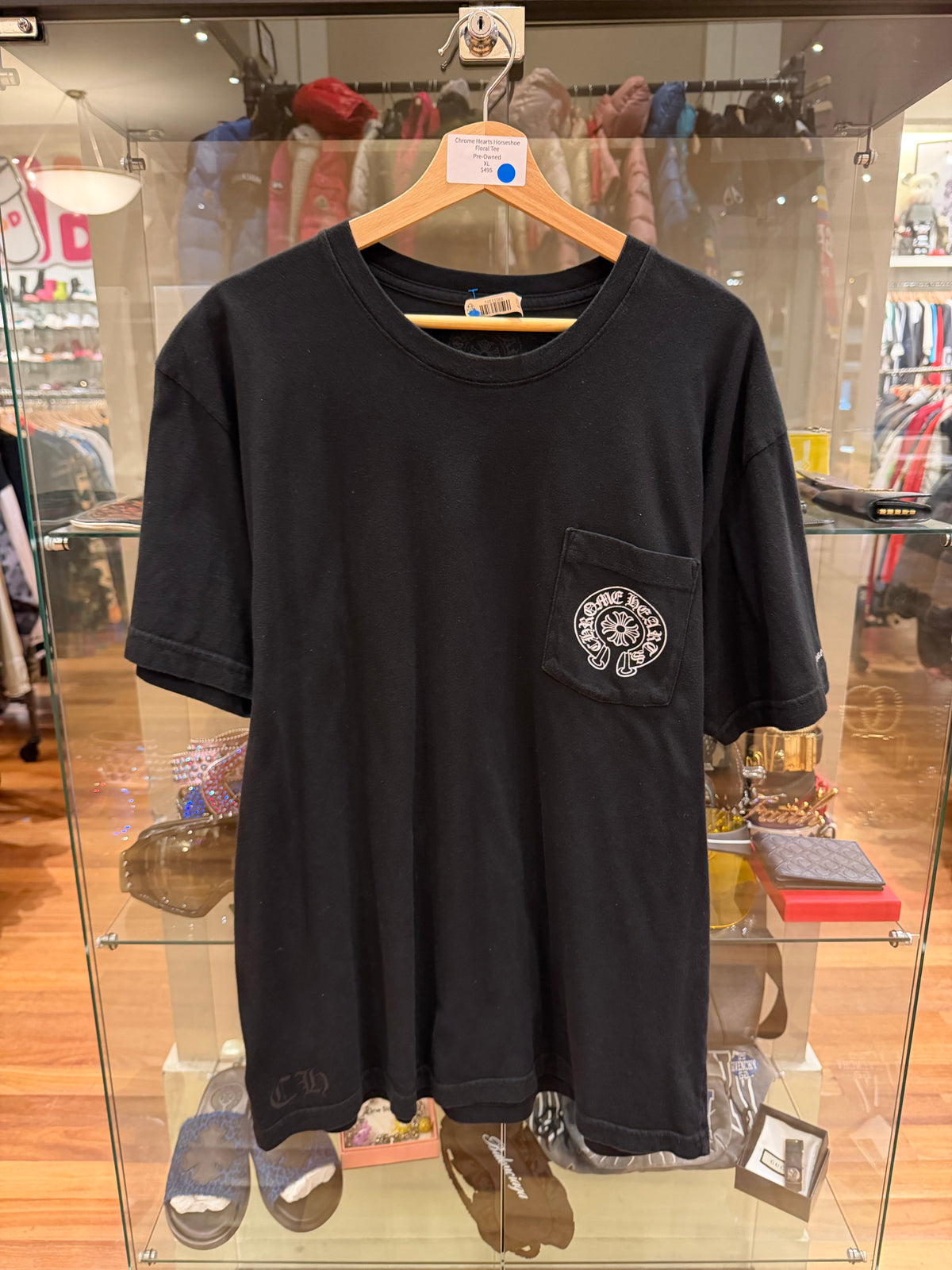 Chrome Hearts Horseshoe Floral Tee