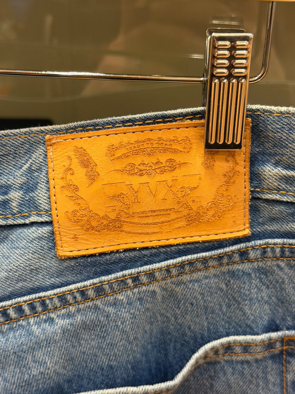 YVX Deconstructed Patchwork Jeans