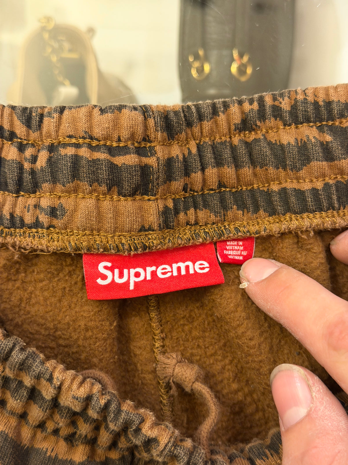 Supreme Zebra Shorts - Brown