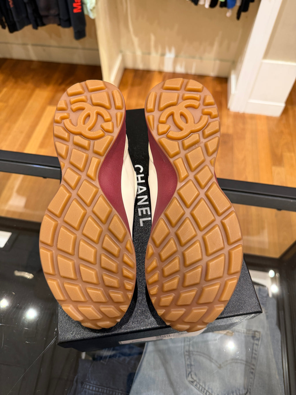 Chanel 26K Calfskin & Suede Sneakers