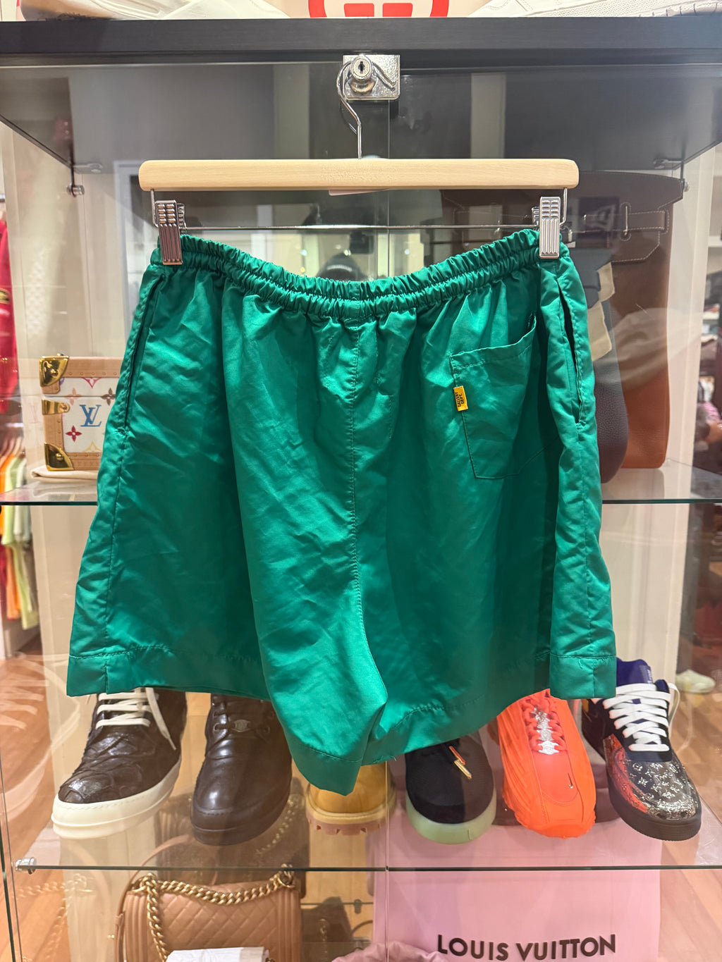 Gallery Dept. Nylon
Embroidered Shorts - Green