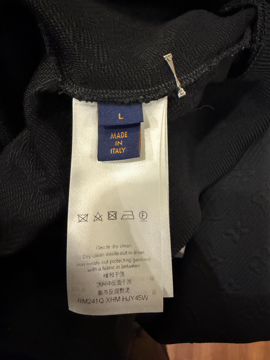 Louis Vuitton Monogram Zip
Up Track Jacket - Black