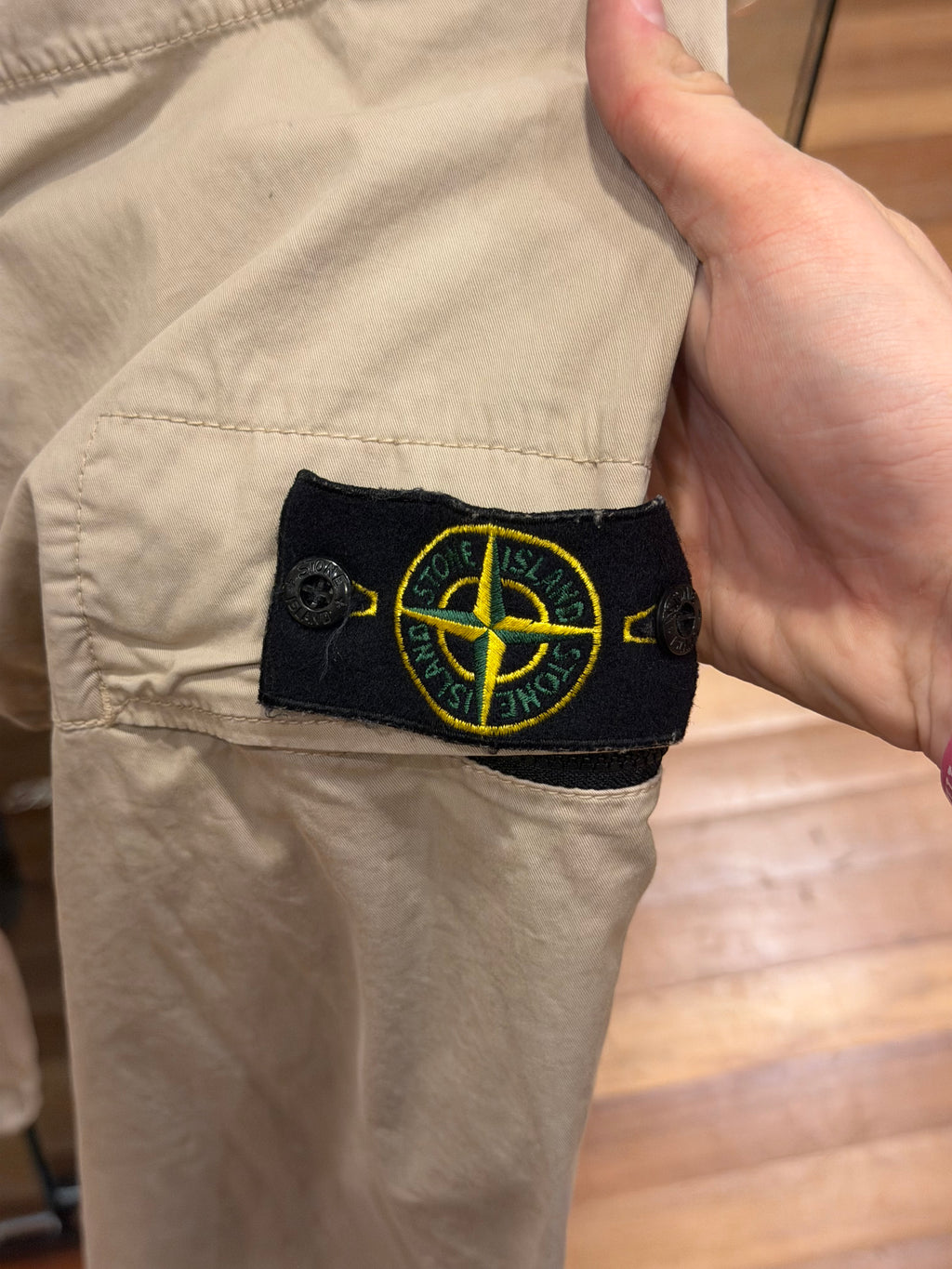 Stone Island Cargo Pants - Beige