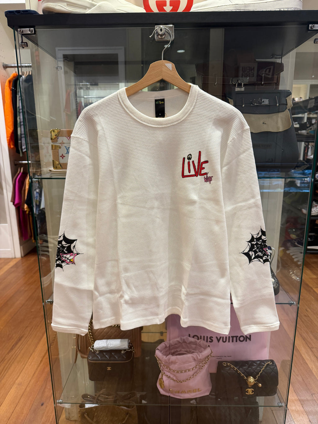 Anti Promo Matty Boy 'Sex Records' Thermal LS - White