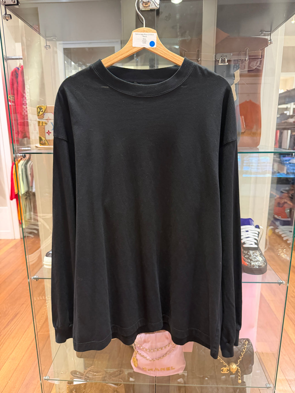 Balenciaga Rose LS Shirt - Black