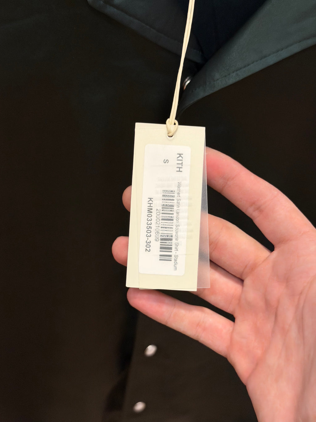 Kith & Kin Washed Satin Landon Souvenir Shirt
