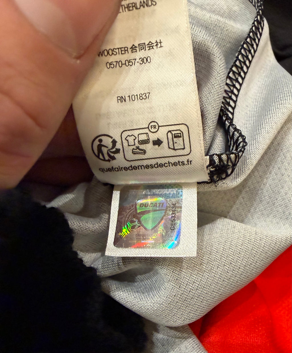 Supreme x Ducati SS24 Soccer Jersey