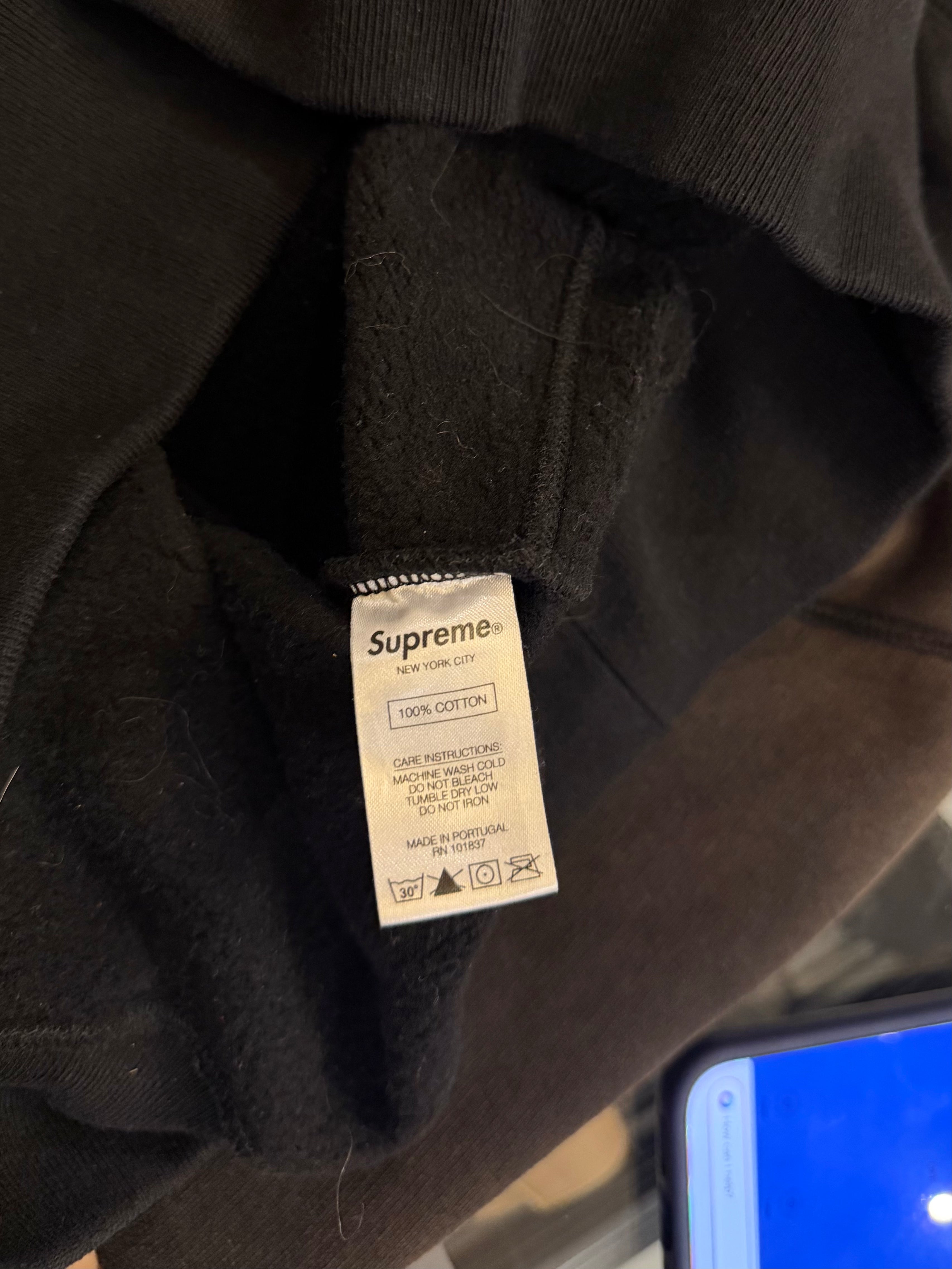 Supreme Patchwork Hoodie -
Black