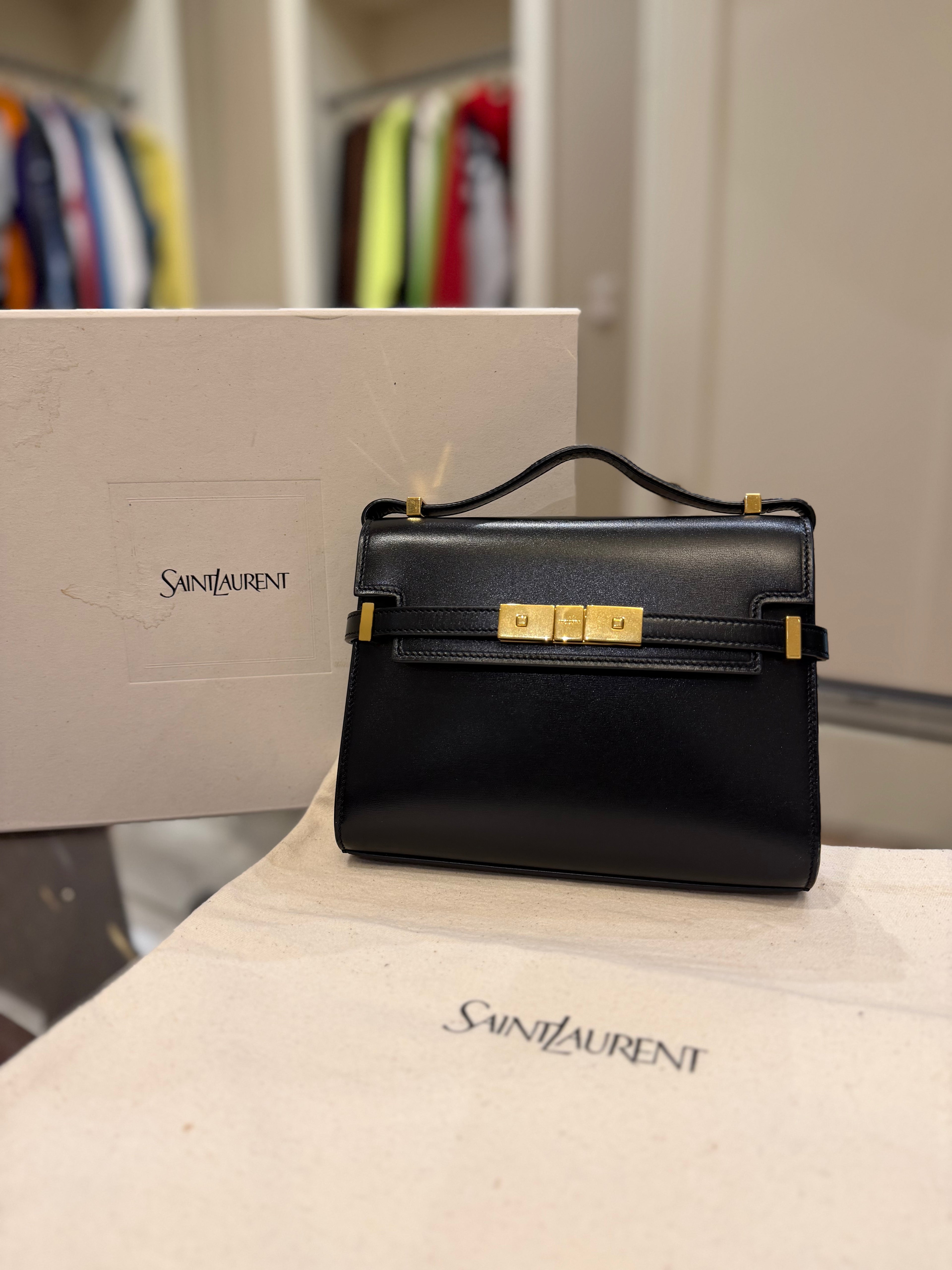 Saint Laurent Small Manhattan Shoulder Bag