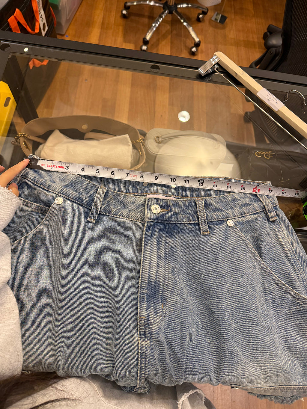 Greedy Unit 'Loose Screw'
Denim Shorts