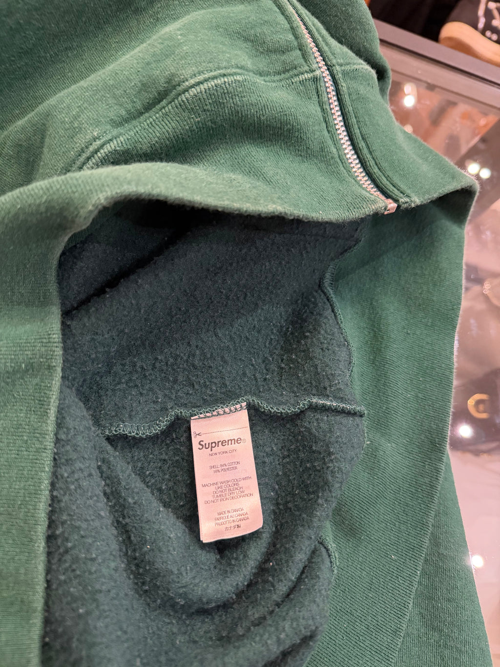 Supreme Small Box Logo Zip
Up - Green