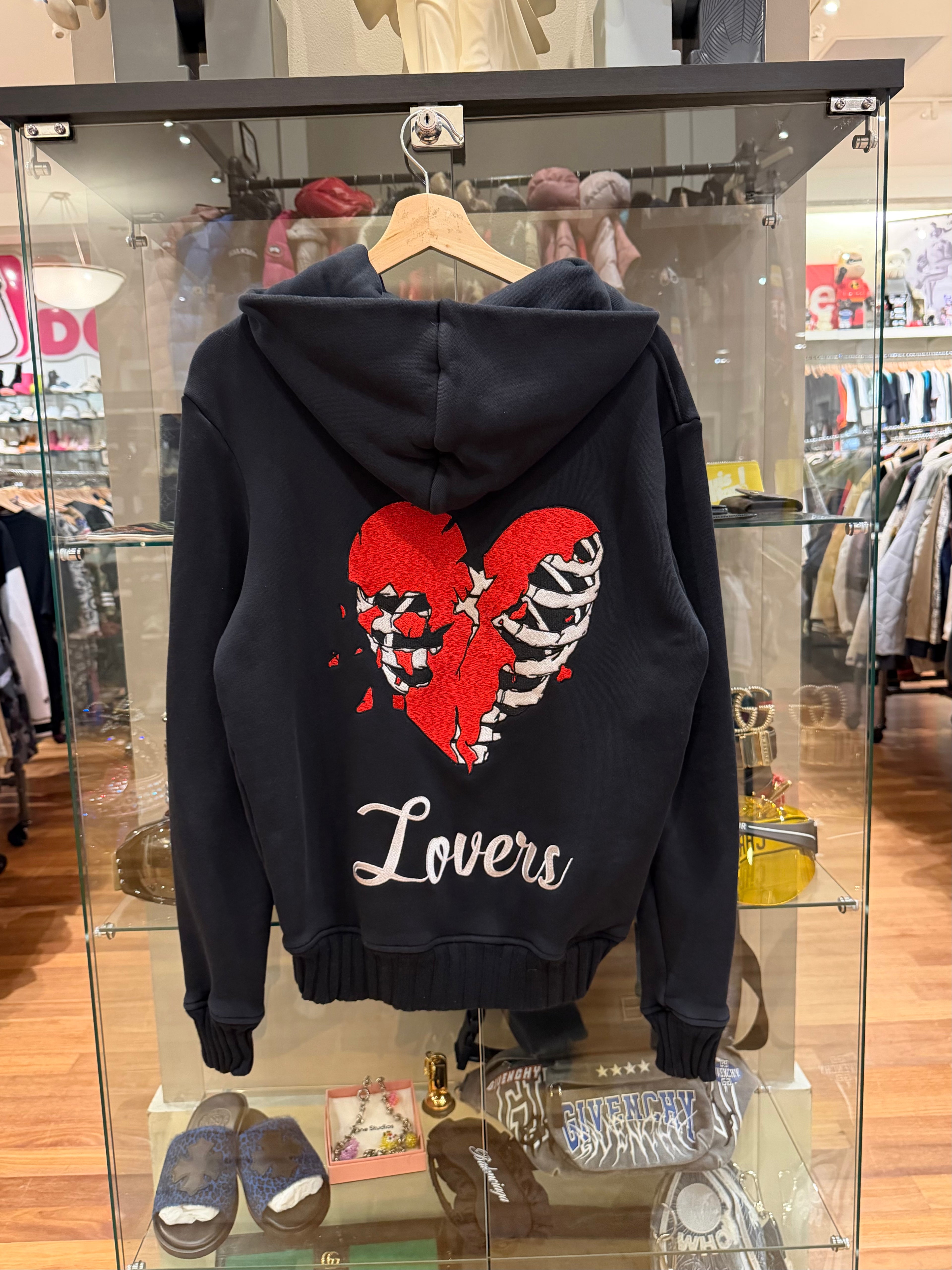 Amiri Lovers Embroidered Hoodie