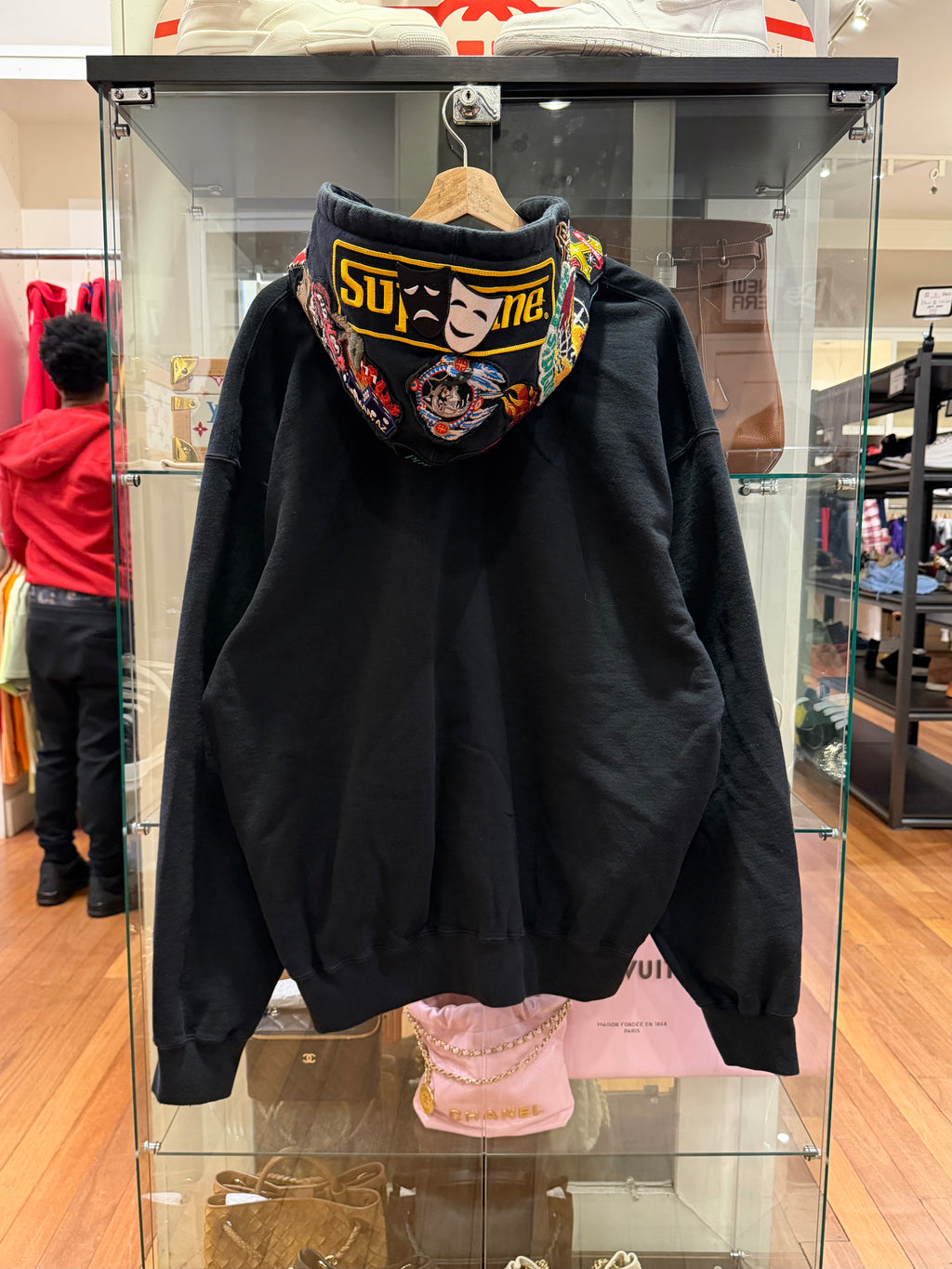 Supreme Patches Zip Up
Hoodie - Black