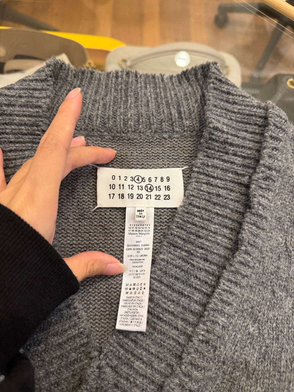 Maison Margiela Knitted Sweater Vest - Grey
