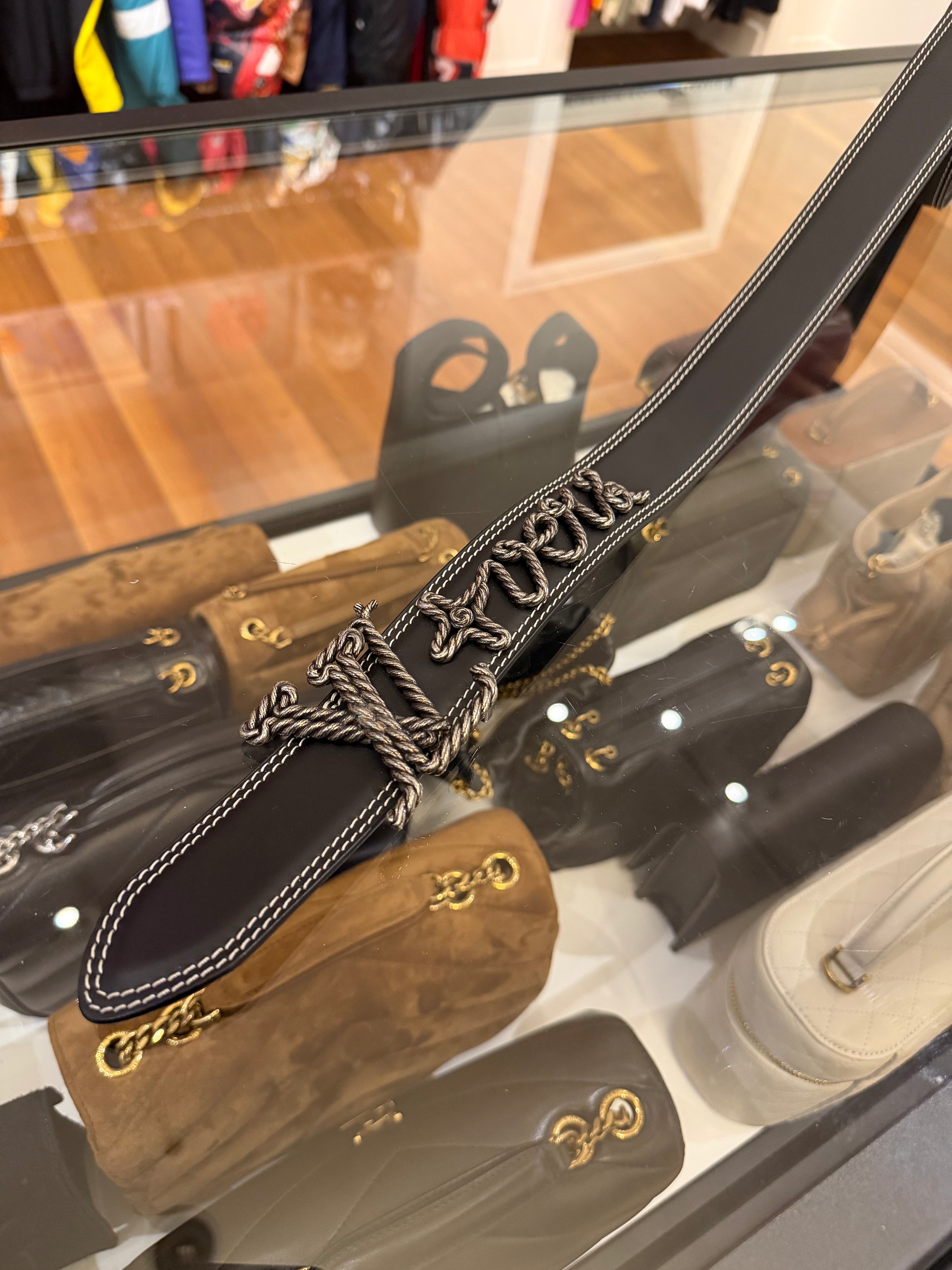 Louis Vuitton 1of1 Lovers Rope Logo Leather Belt