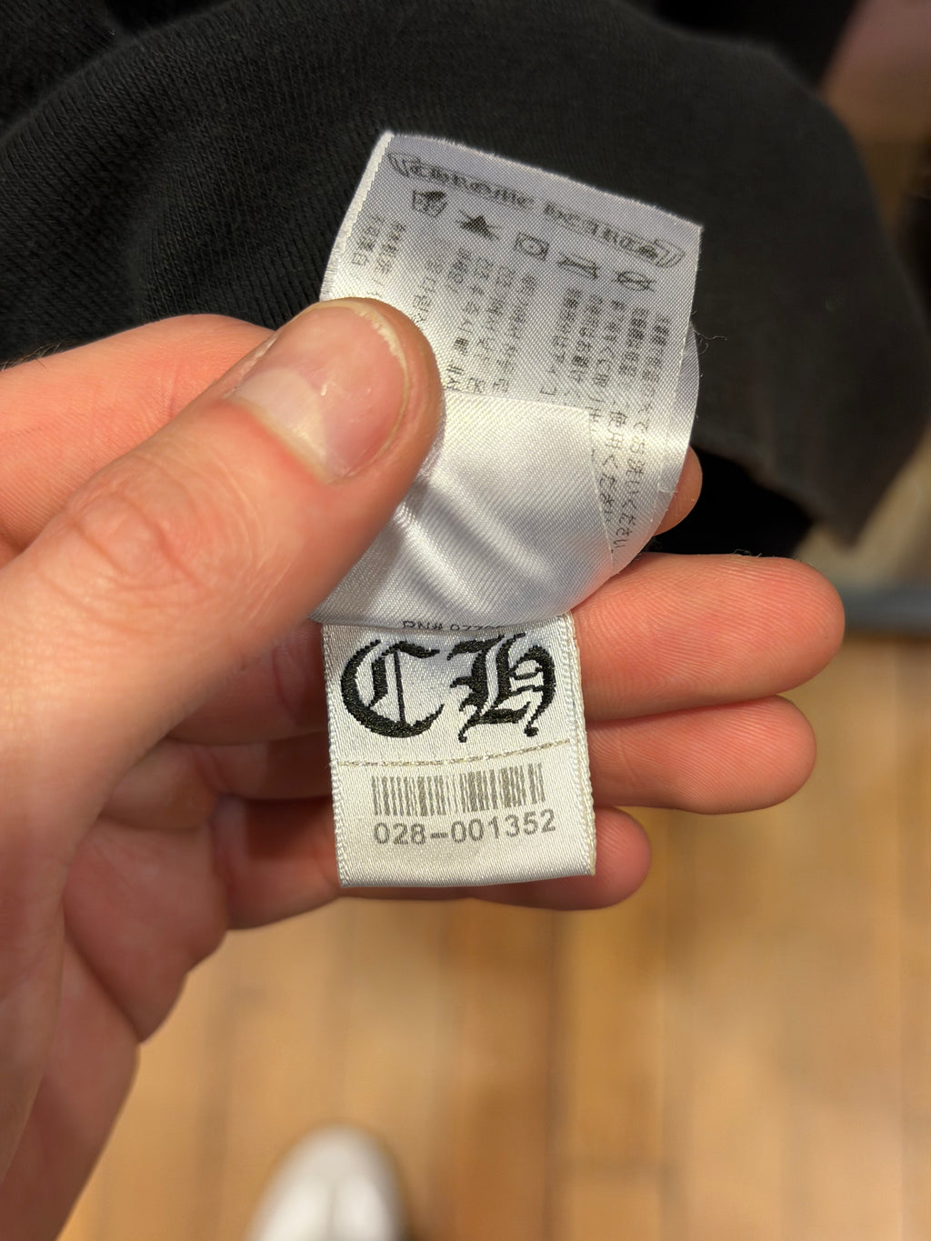 Chrome Hearts Multi Logo Eye Chart Hoodie - Black