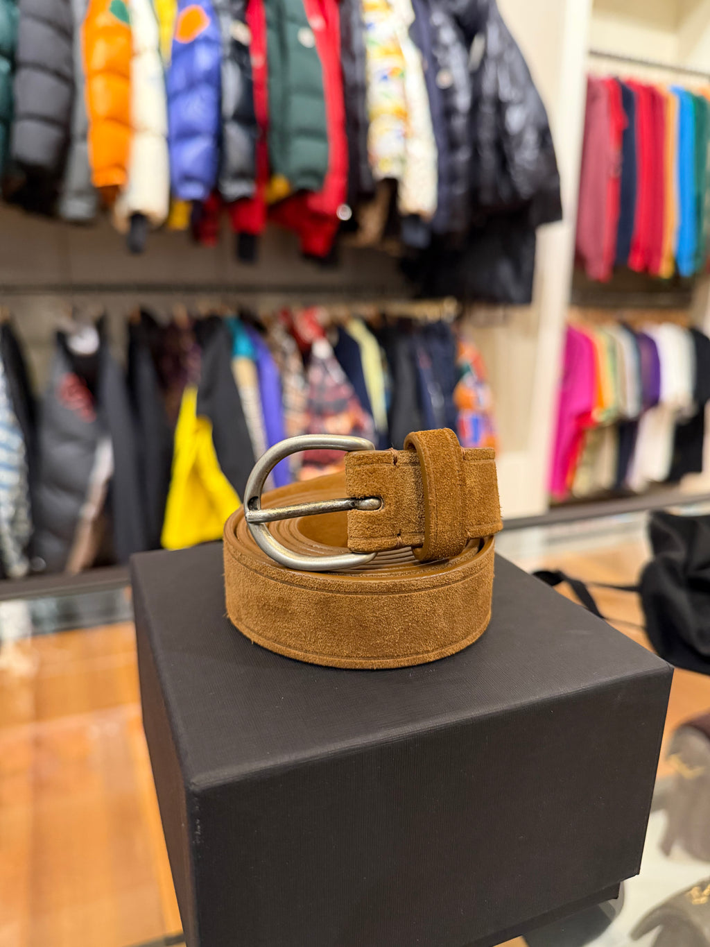 Ann Demeulemesster Konji Genuine Leather Skinny Belt