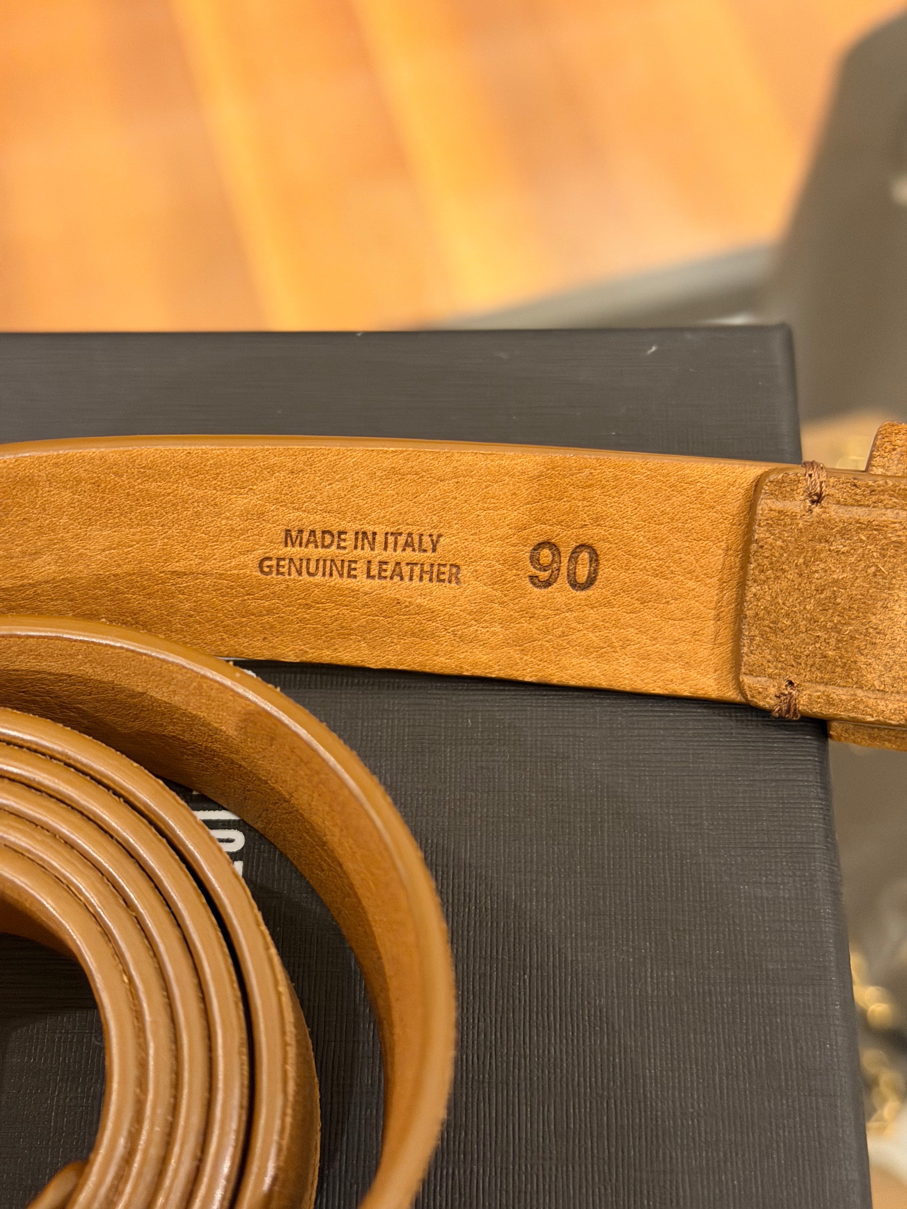 Ann Demeulemesster Konji Genuine Leather Skinny Belt