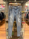Amiri Half Track Zipper Denim Jeans- Indigo