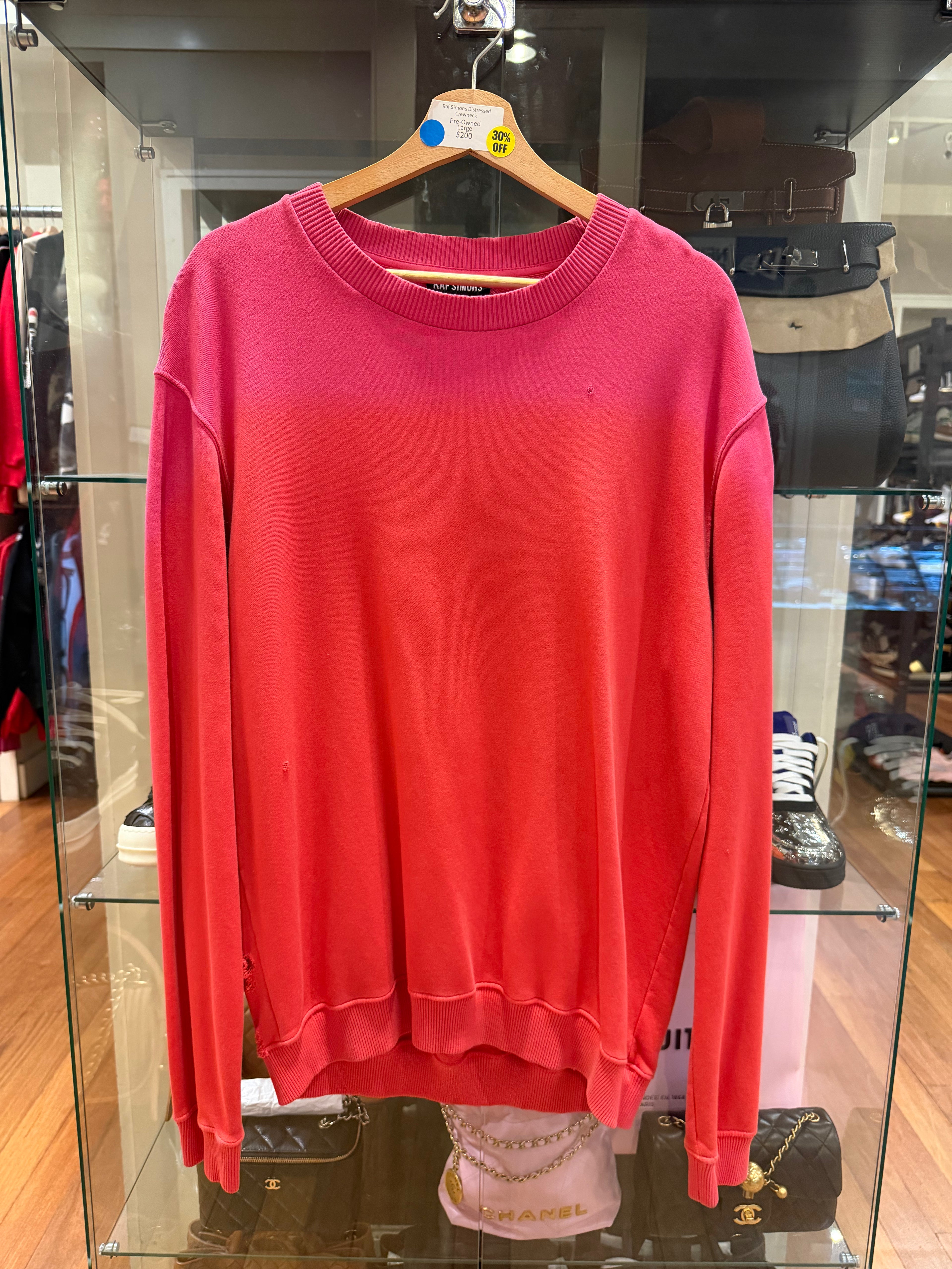 RAF Simon’s Distressed Crewneck