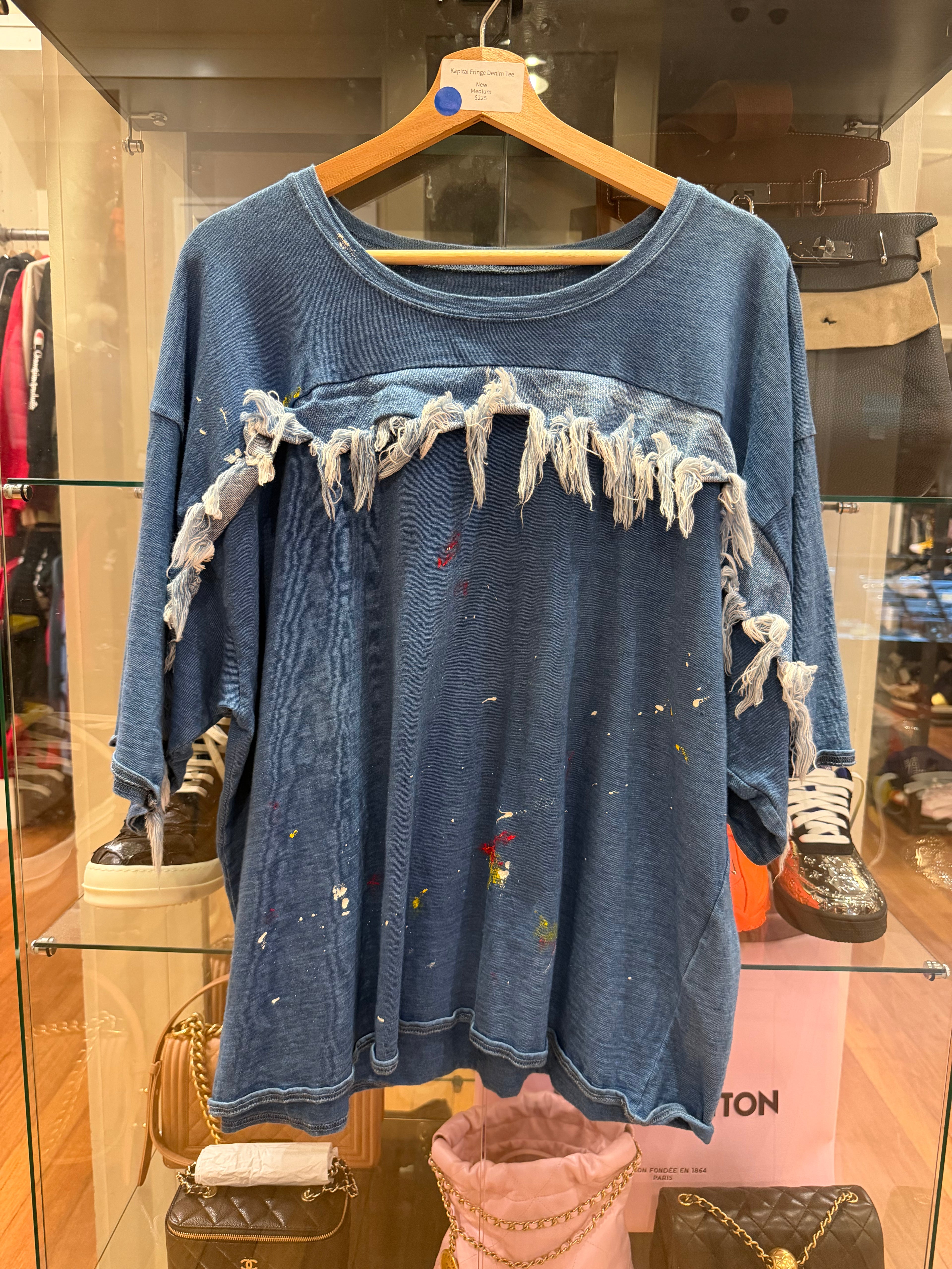 Kapital Distressed Denim Tee