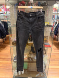 Amiri MX1 Distressed Skinny Jeans - Black