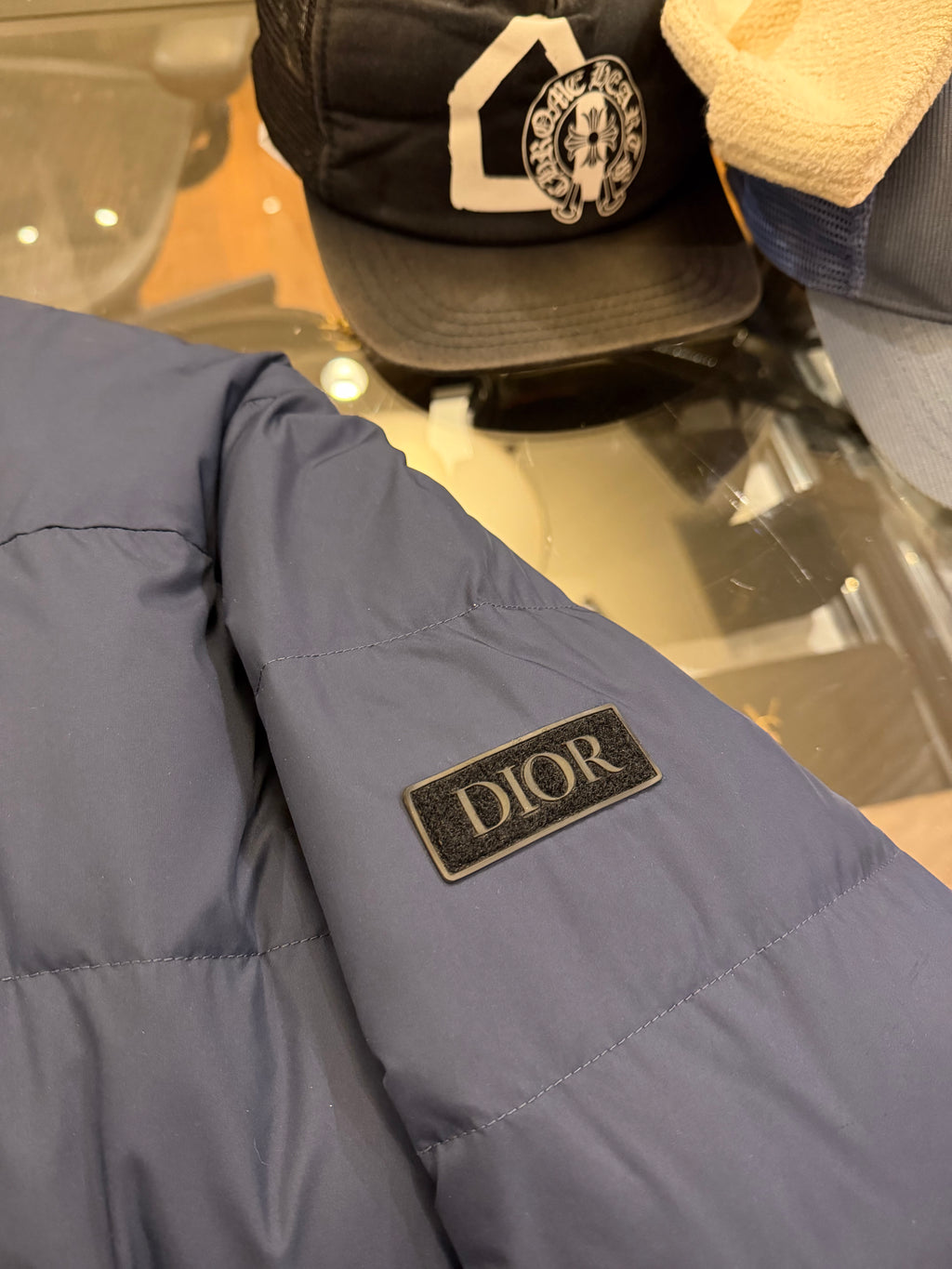 Dior Puffer Jacket Navy