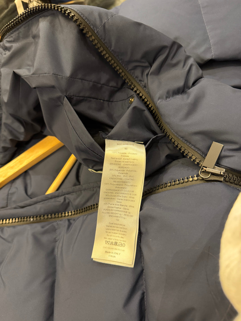 Dior Puffer Jacket Navy