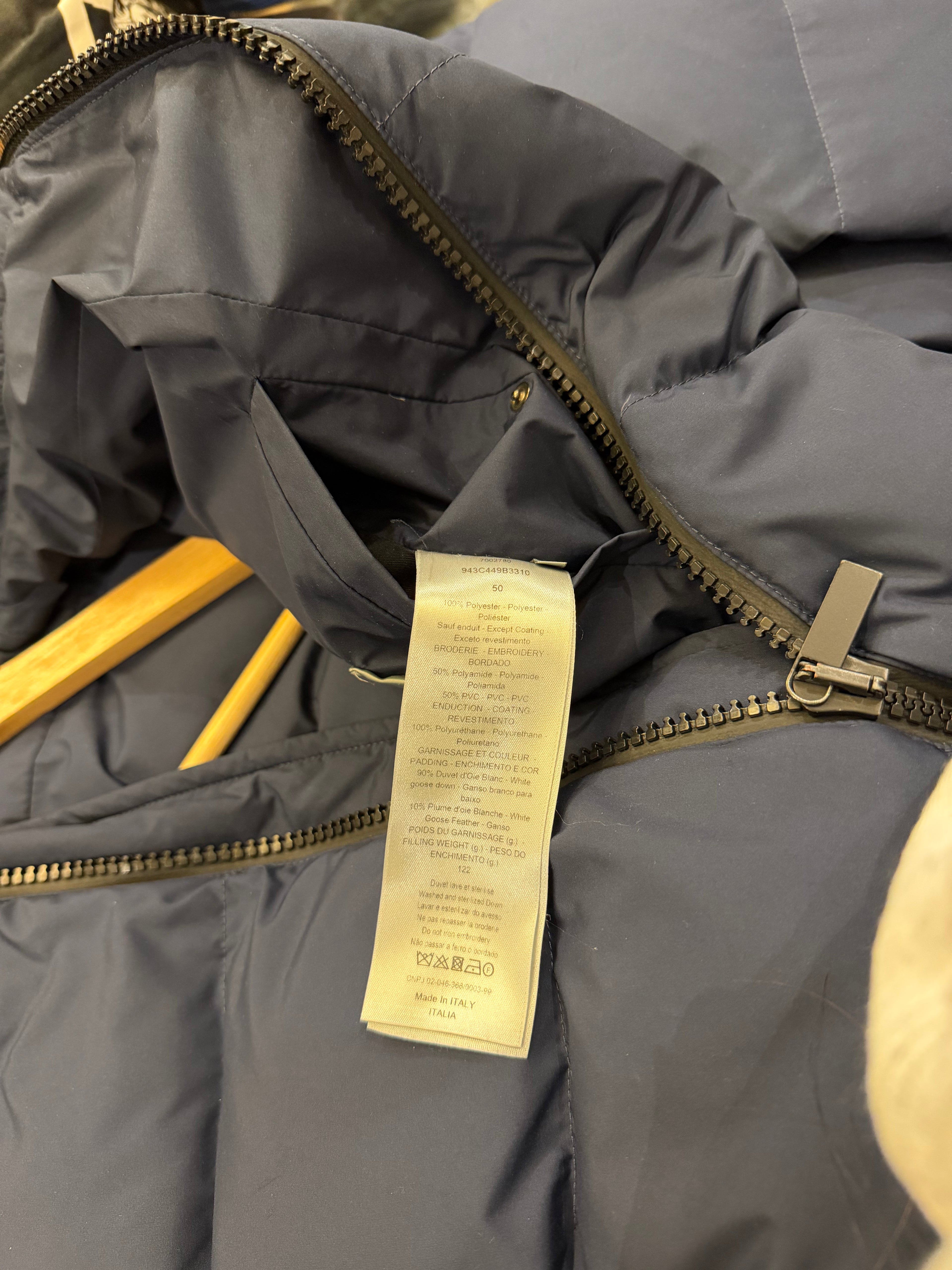 Dior Puffer Jacket Navy