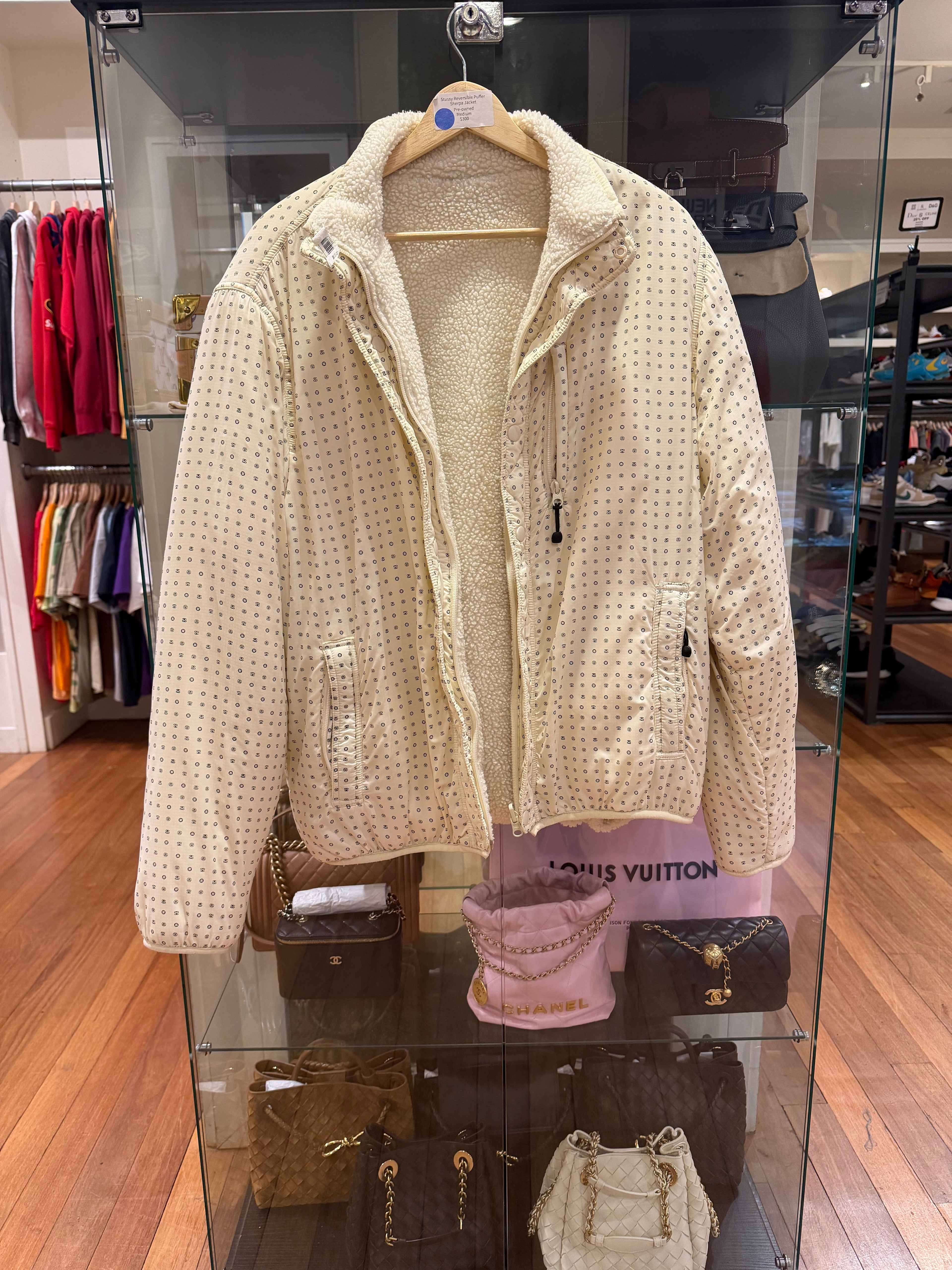 Stussy Reversible Puffer Sherpa Jacket