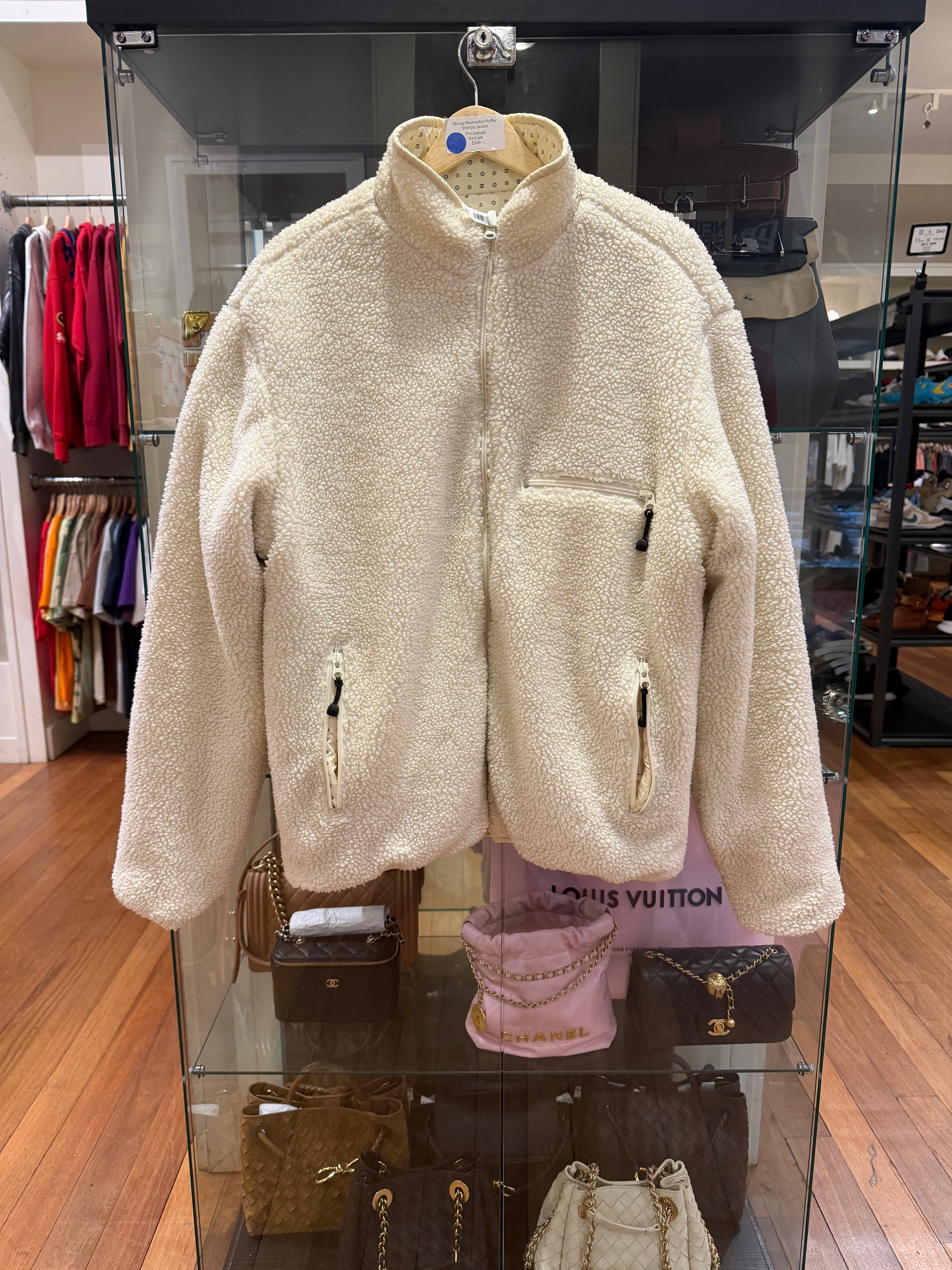 Stussy Reversible Puffer Sherpa Jacket