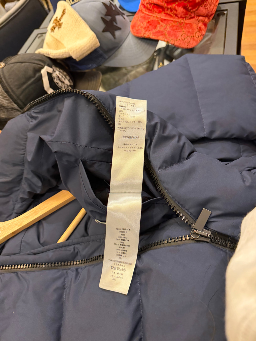 Dior Puffer Jacket Navy
