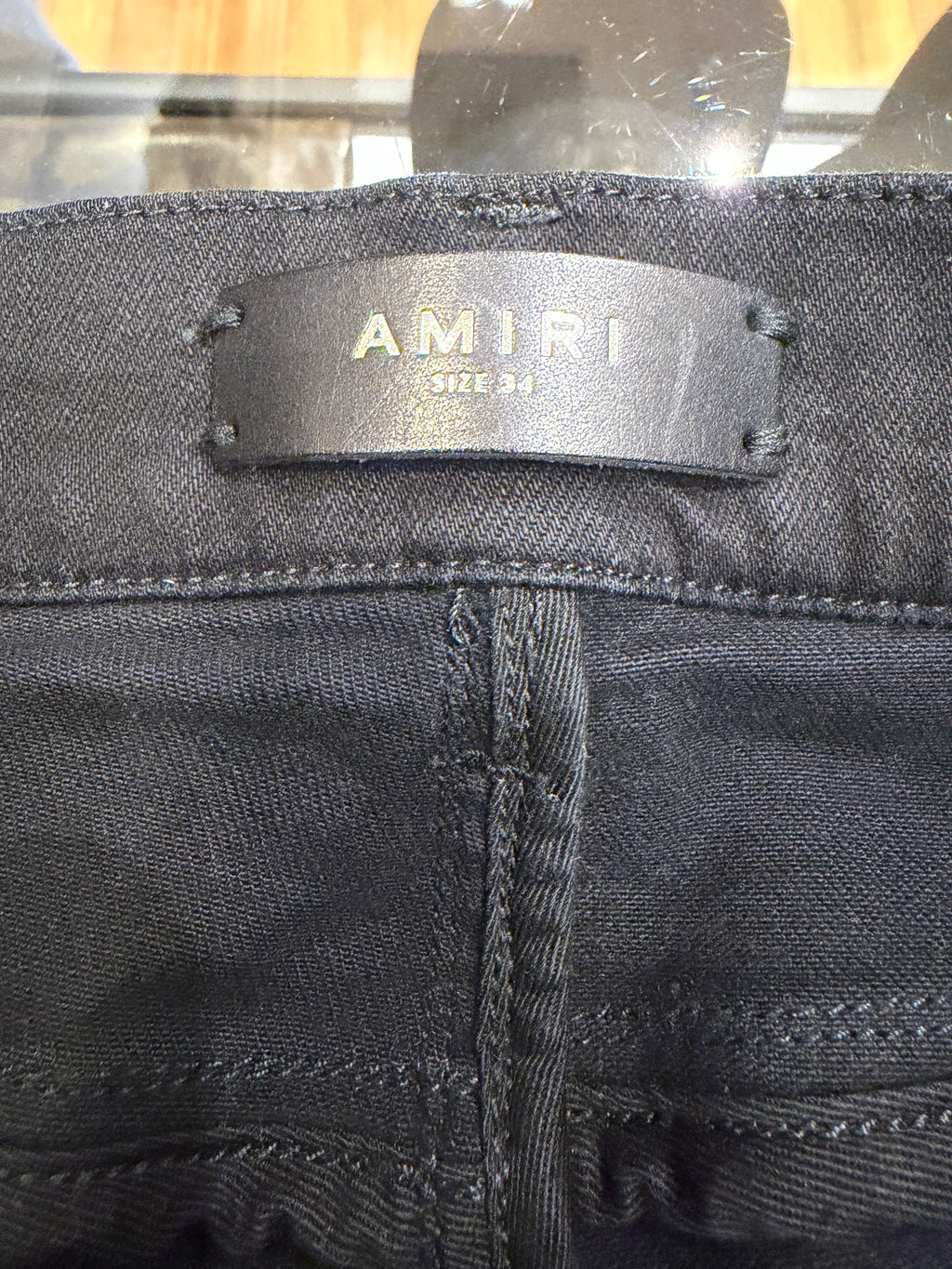 Amiri MX2 Moto Jeans Black/Brown Paisley