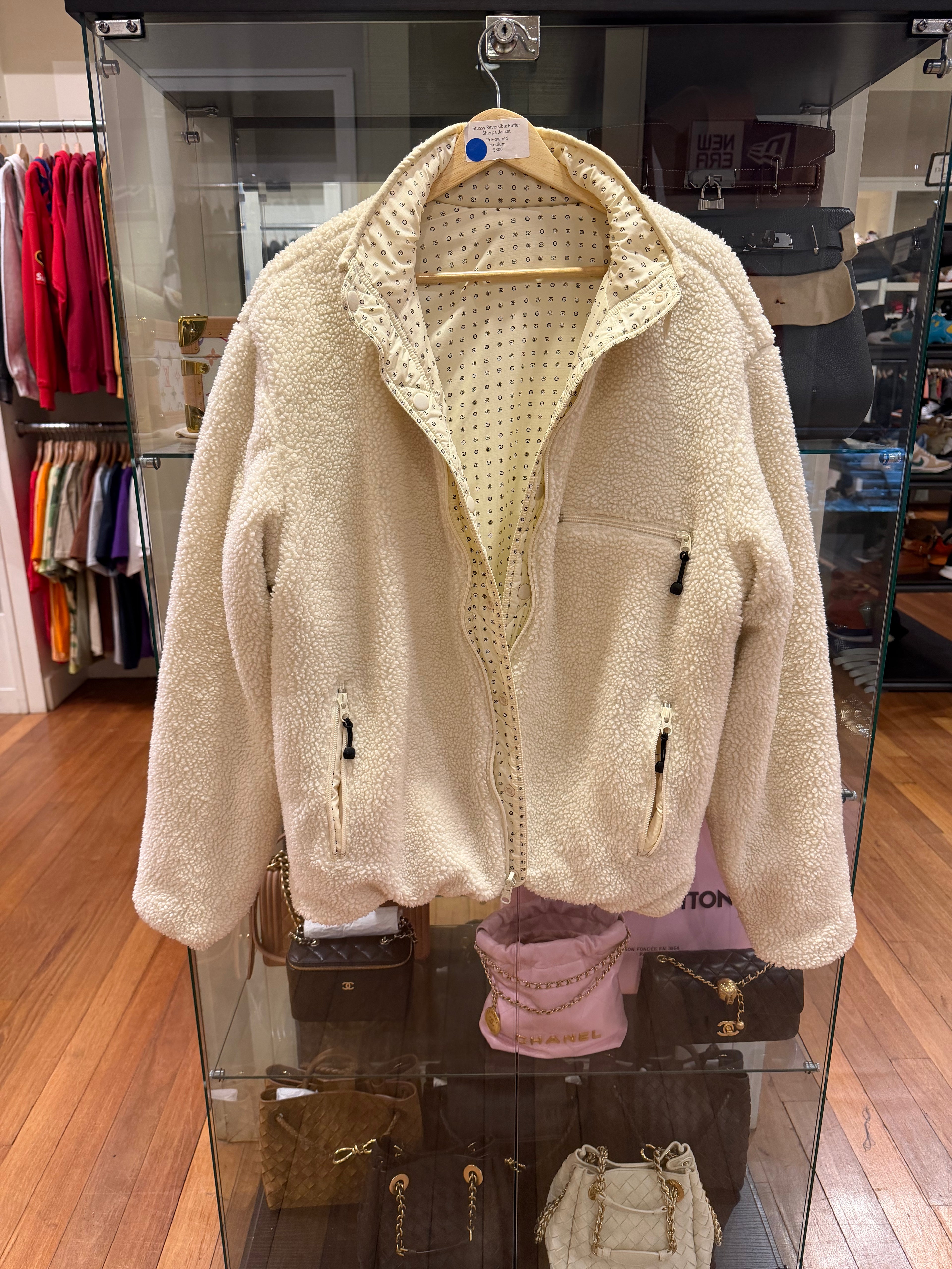 Stussy Reversible Puffer Sherpa Jacket